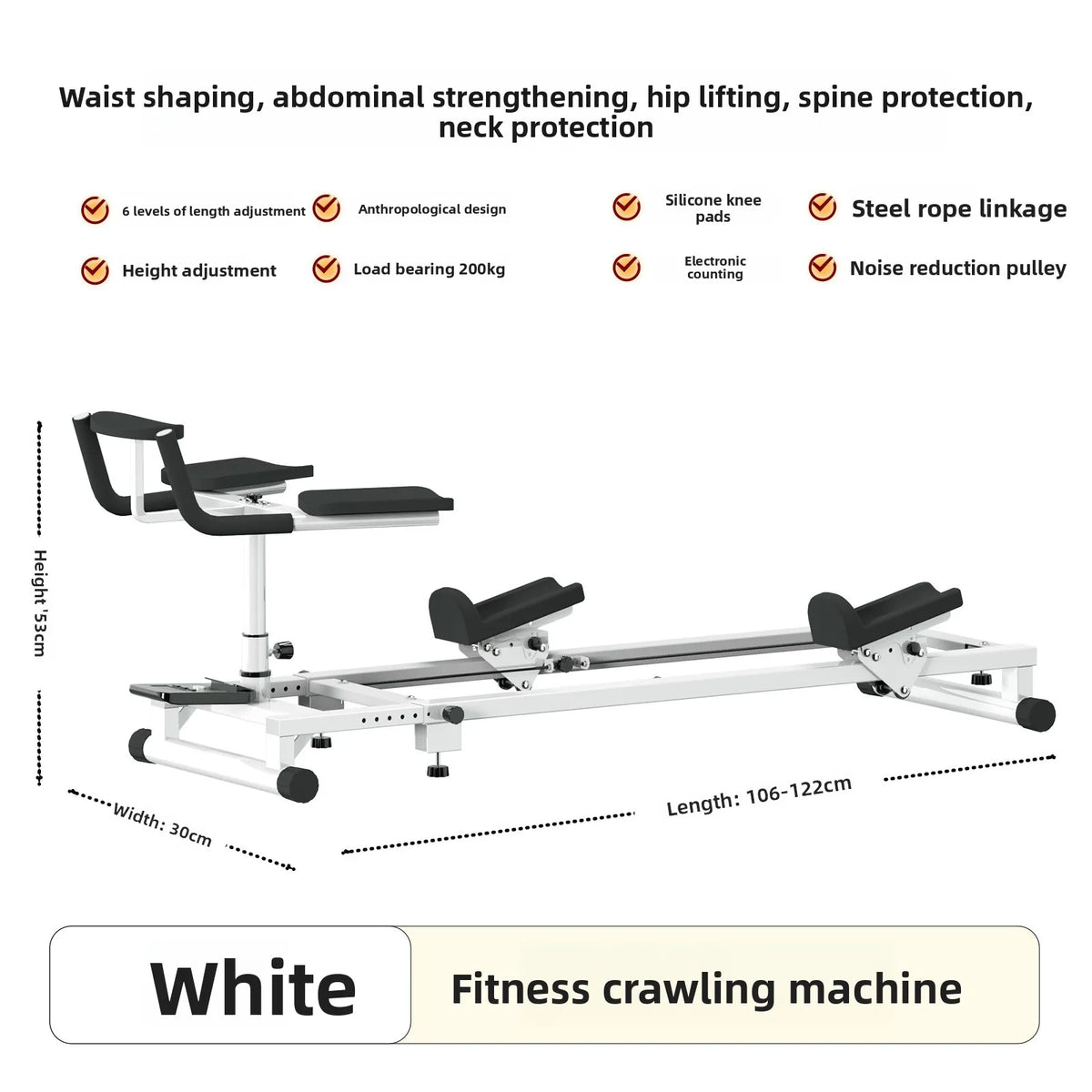 Equipamento de Exercício Portátil Simulador de Escadas – Queima de Gordura, Redução de Medidas da Cintura e treino em Casa – Equipamento para Residencia