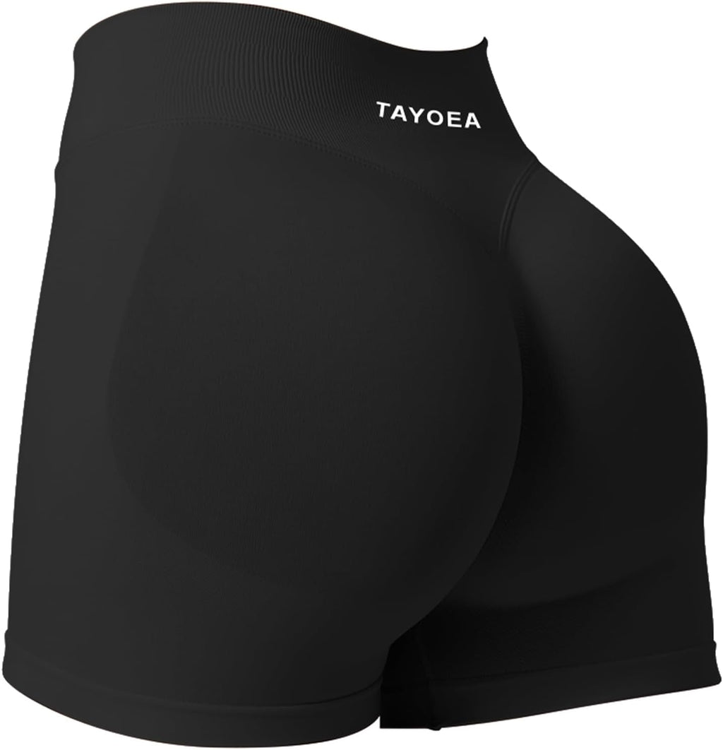 TAYOEA Sport Shorts Damen Scrunch Kurze Sporthose Push Up Kurze Leggings Butt Lifting Gym Short Nahtlose Workout Radlerhose Damen