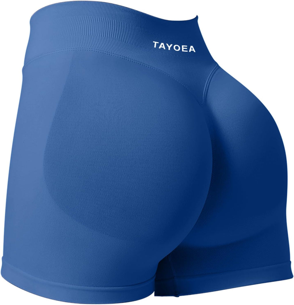 TAYOEA Sport Shorts Damen Scrunch Kurze Sporthose Push Up Kurze Leggings Butt Lifting Gym Short Nahtlose Workout Radlerhose Damen