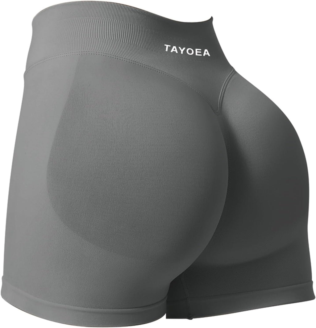 TAYOEA Sport Shorts Damen Scrunch Kurze Sporthose Push Up Kurze Leggings Butt Lifting Gym Short Nahtlose Workout Radlerhose Damen