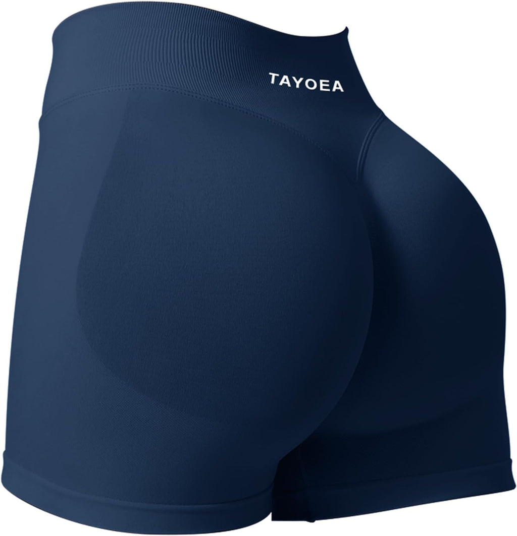 TAYOEA Sport Shorts Damen Scrunch Kurze Sporthose Push Up Kurze Leggings Butt Lifting Gym Short Nahtlose Workout Radlerhose Damen