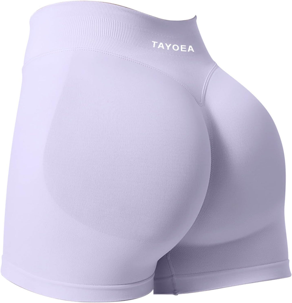 TAYOEA Sport Shorts Damen Scrunch Kurze Sporthose Push Up Kurze Leggings Butt Lifting Gym Short Nahtlose Workout Radlerhose Damen