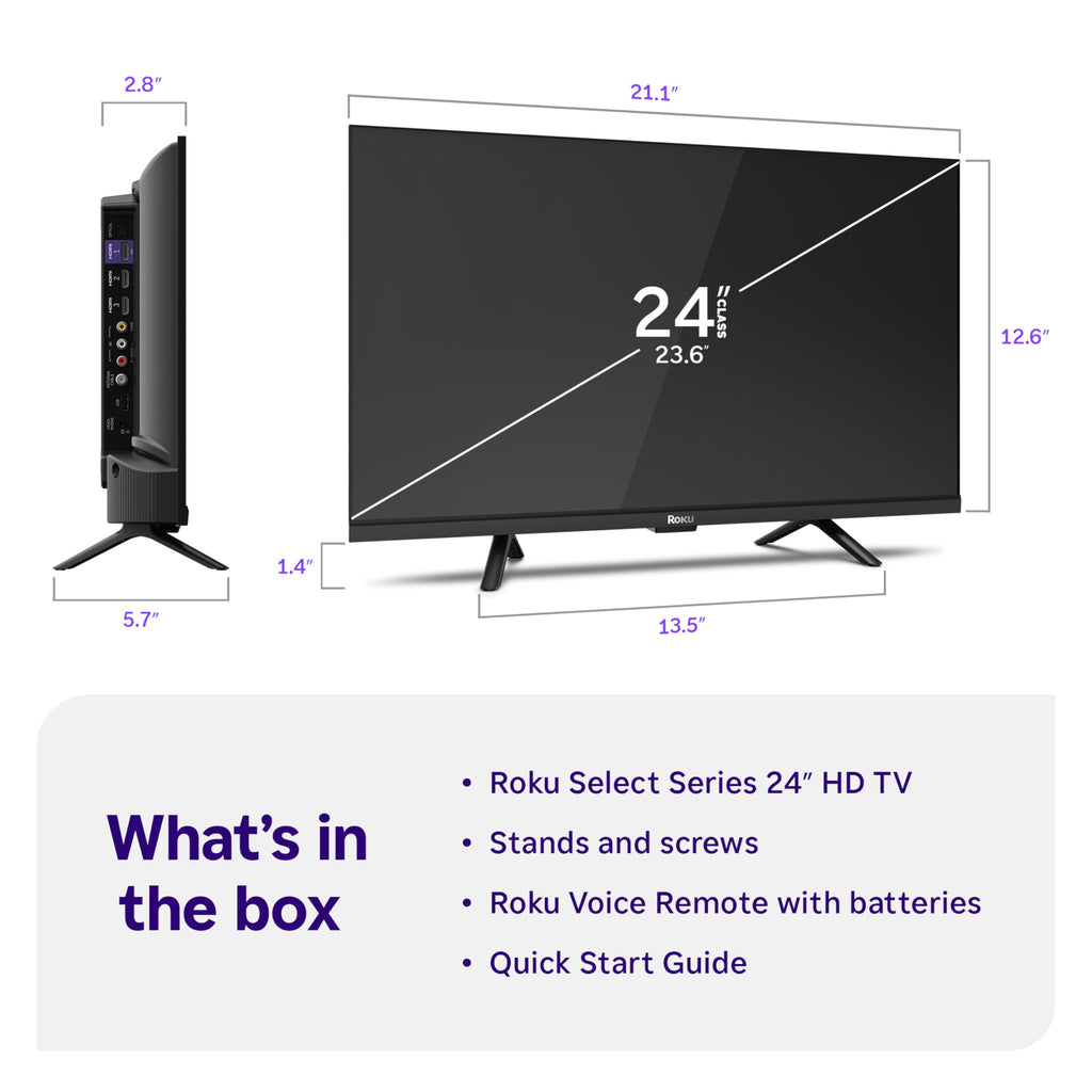 Roku 32-Inch Select Series Smart TV 2026-1080p Full HD TV - RokuTV