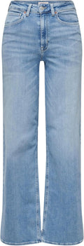 ONLY Female Jeans mit weitem Bein ONLMADISON Hohe Taille Weiter Beinschnitt Jeans