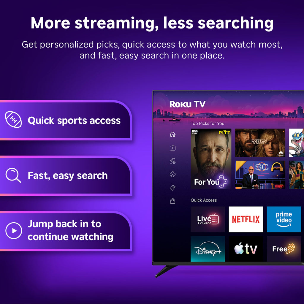 Roku 32-Inch Select Series Smart TV 2026-1080p Full HD TV - RokuTV