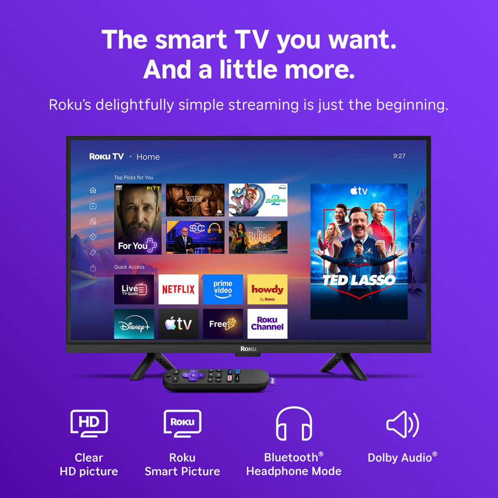 Roku 32-Inch Select Series Smart TV 2026-1080p Full HD TV - RokuTV
