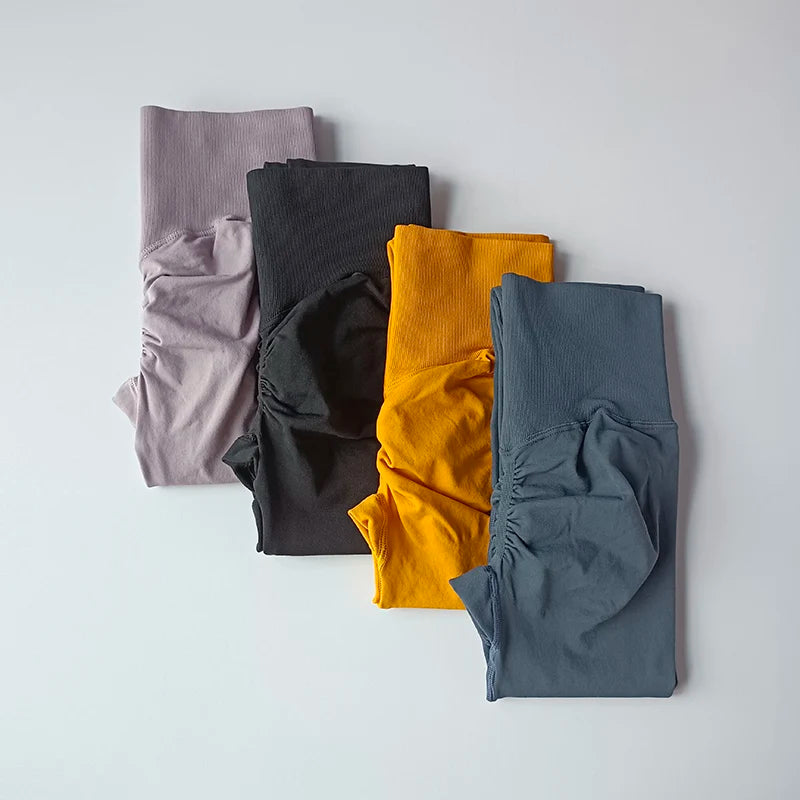 Calça legging Feminina Cintura Alta Sem Costura com Efeito Push-Up – Ideal para Fitness, (Levanta Bumbum e Alta Elasticidade)