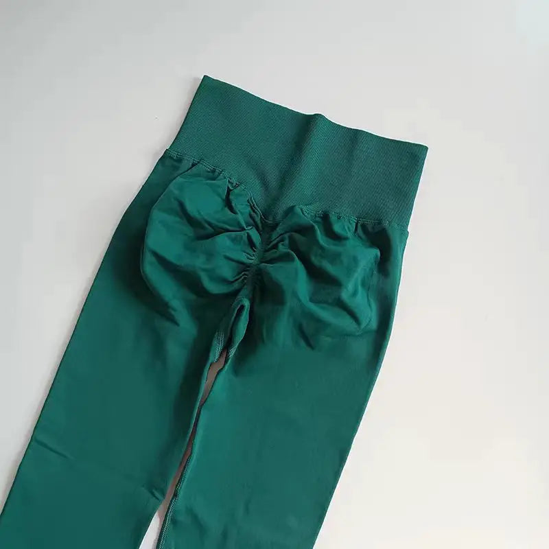 Calça legging Feminina Cintura Alta Sem Costura com Efeito Push-Up – Ideal para Fitness, (Levanta Bumbum e Alta Elasticidade)