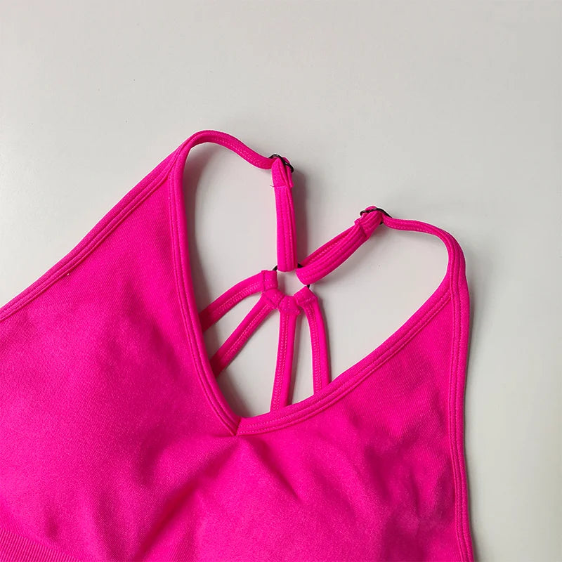 Conjunto de Yoga Feminino de 2 Peças – Cintura Alta, Roupa de Treino e Academia, Conjunto Esportivo