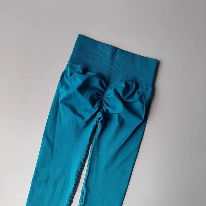 Calça legging Feminina Cintura Alta Sem Costura com Efeito Push-Up – Ideal para Fitness, (Levanta Bumbum e Alta Elasticidade)
