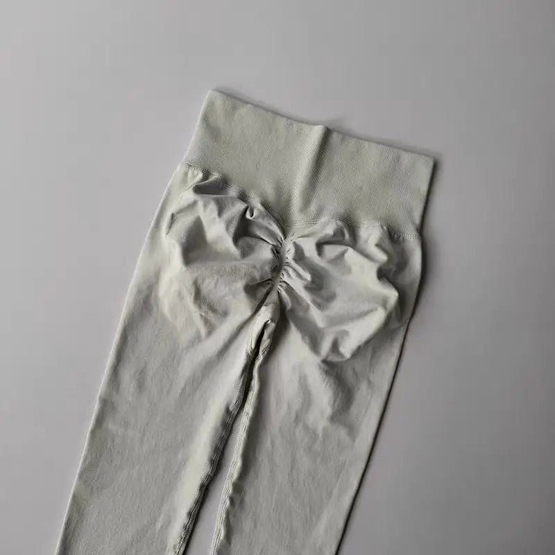 Calça legging Feminina Cintura Alta Sem Costura com Efeito Push-Up – Ideal para Fitness, (Levanta Bumbum e Alta Elasticidade)