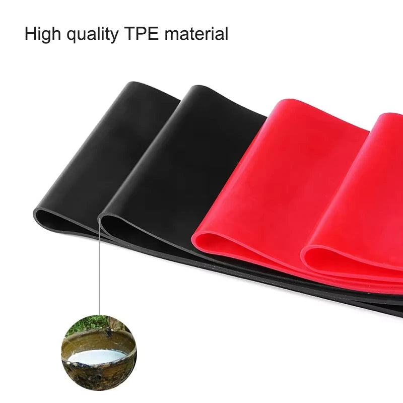 Faixas Elásticas de Resistência para Fitness – Treino em Casa, Yoga, Pilates e Alongamento – Equipamento de Academia