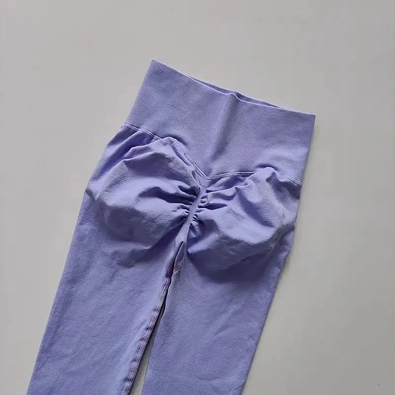 Calça legging Feminina Cintura Alta Sem Costura com Efeito Push-Up – Ideal para Fitness, (Levanta Bumbum e Alta Elasticidade)