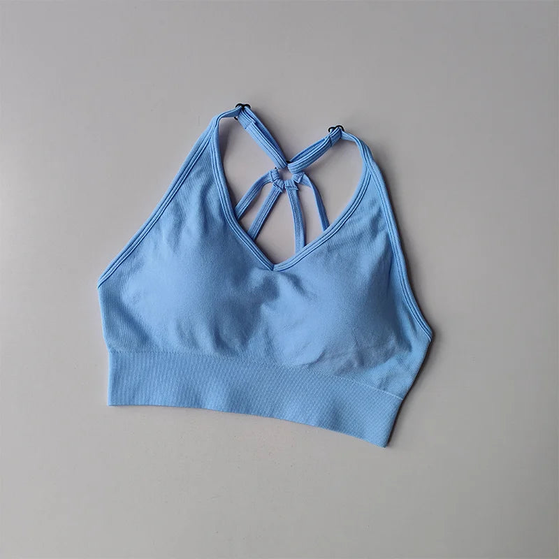 Conjunto de Yoga Feminino de 2 Peças – Cintura Alta, Roupa de Treino e Academia, Conjunto Esportivo