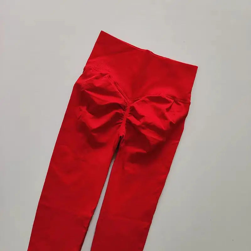 Calça legging Feminina Cintura Alta Sem Costura com Efeito Push-Up – Ideal para Fitness, (Levanta Bumbum e Alta Elasticidade)